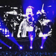Eddie Vedder looms over the Wrigley Field crowd. (Photo: Sean O'Neal's crappy iPhone)